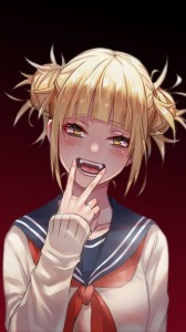 Создать мем: toga, Аниме, toga himiko глитч