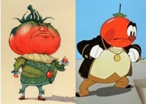 Создать мем: чиполлино синьор помидор, мультфильм чиполлино сеньор помидор, сеньор помидор картинка