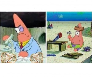 Create meme: funny, me and my problems meme, jokes about Patrick