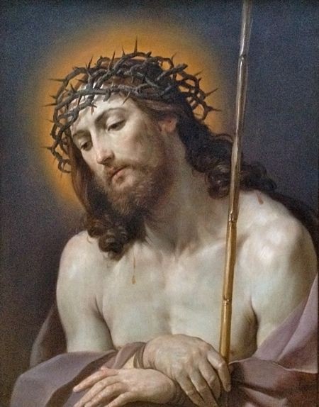 Create meme: the crown of thorns of jesus christ, icon of jesus christ in a crown of thorns, Guido Reni Jesus Christ in the crown of thorns