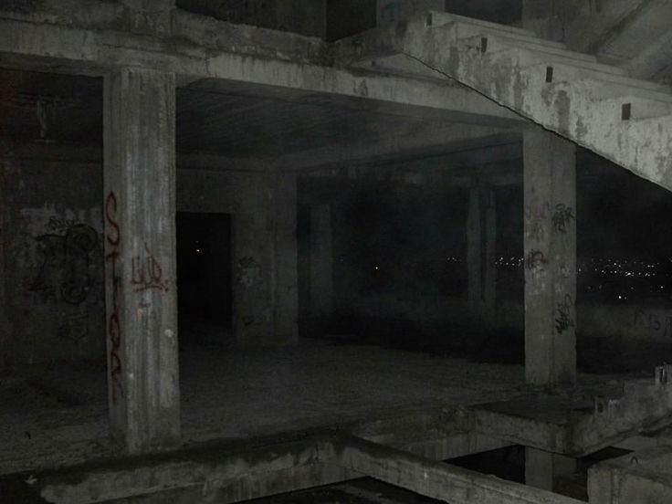 Create meme: in the basement, darkness, An abandoned hospital