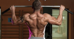 Create meme: broad back on the bar, a chin-up photo, pull-UPS muscles
