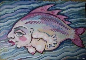 Create meme: mosaic fish, ornamental fish pictures, batik fish