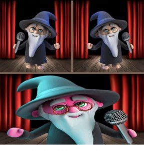 Create meme: computer wizard funny pics, characters, Cartoon
