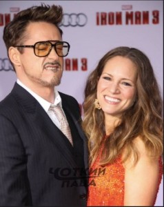 Create meme: susan downey, susan nicole downey, robert downey and wife