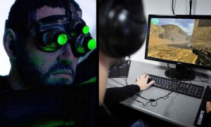 Create meme: genre of computer games, virtual reality, gamer