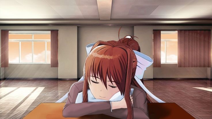 Создать мем: doki doki, monika after story, моника ddlc after story