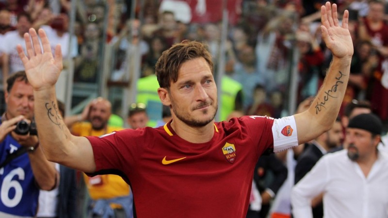 Create meme: Francesco Totti , Francesco Totti 2017, totti is a football player