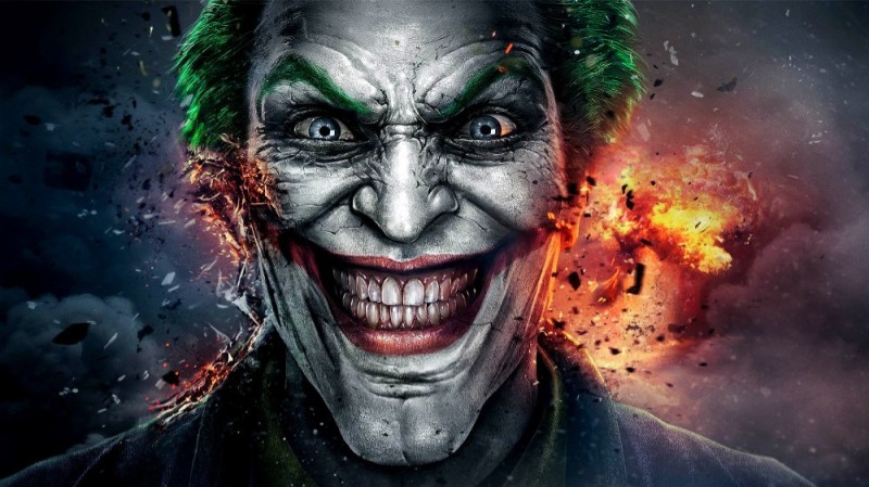 Create meme: the Joker the Joker, joker painting, the face of the Joker