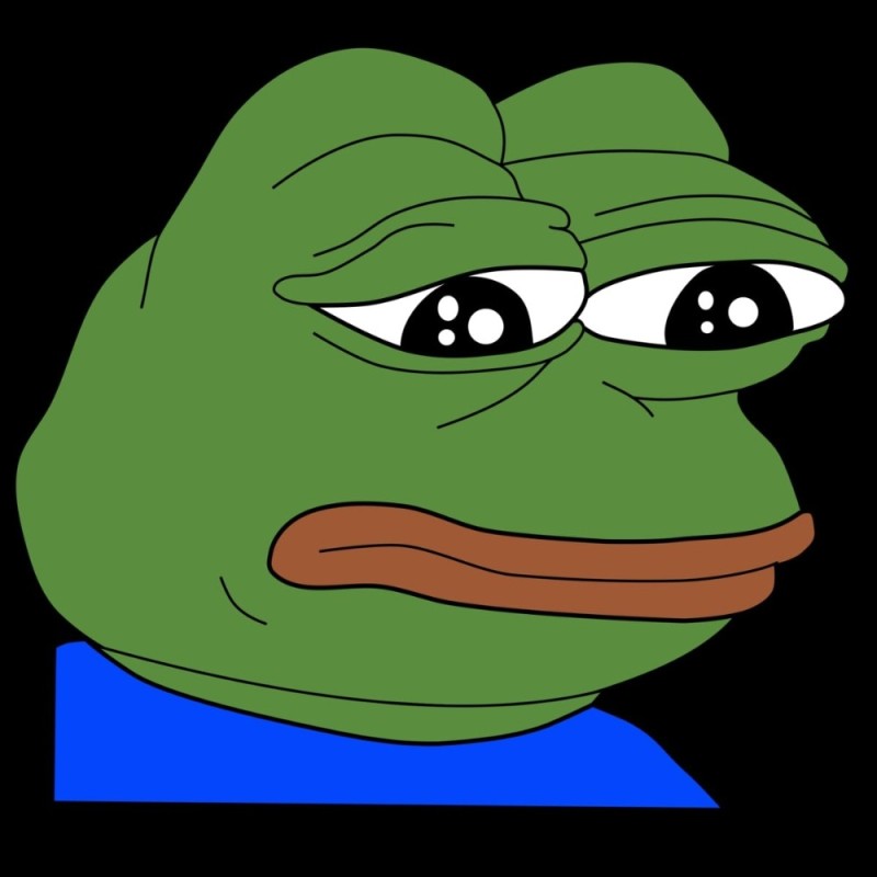 Create meme: pepe the frog, Pepe the sad frog, sad frog 