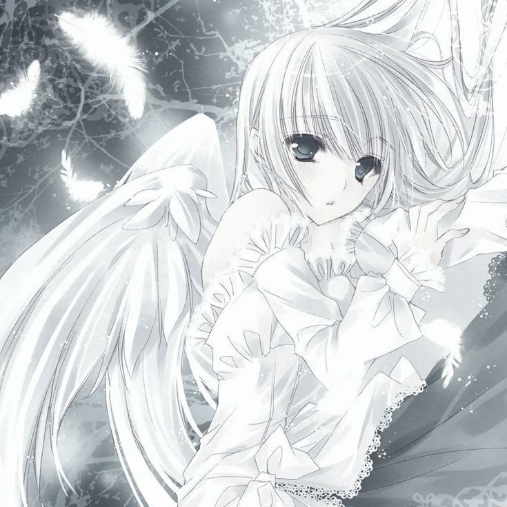 Create meme: anime angel angel, Anime Angel Angel White, anime angel