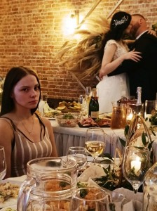 Create meme: wedding, girl, at the wedding