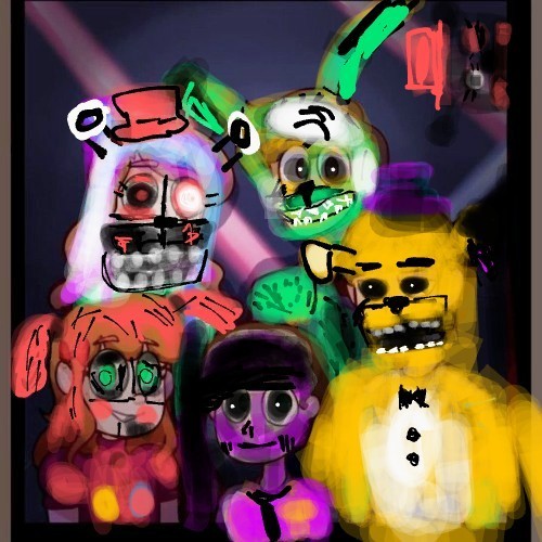 Create meme: five night at freddy's , fnaf777, The family of William Afton Animatronics