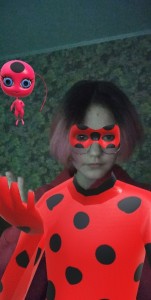 Create meme: costume lady bug