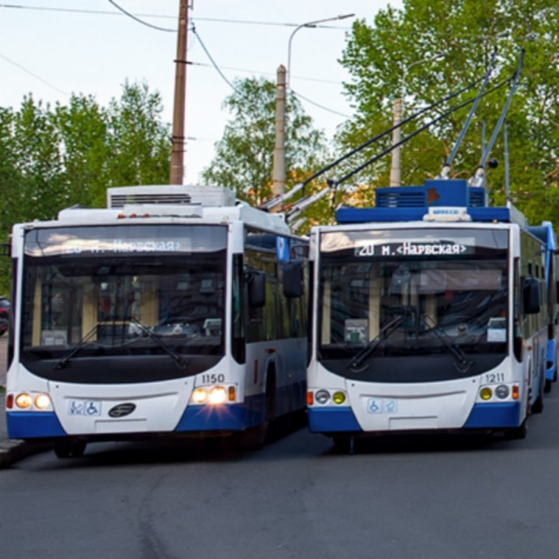 Create meme: trolleybus, urban electric transport , trolley Park 