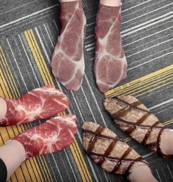 Create meme: Socks are meat, fashion socks, casual socks