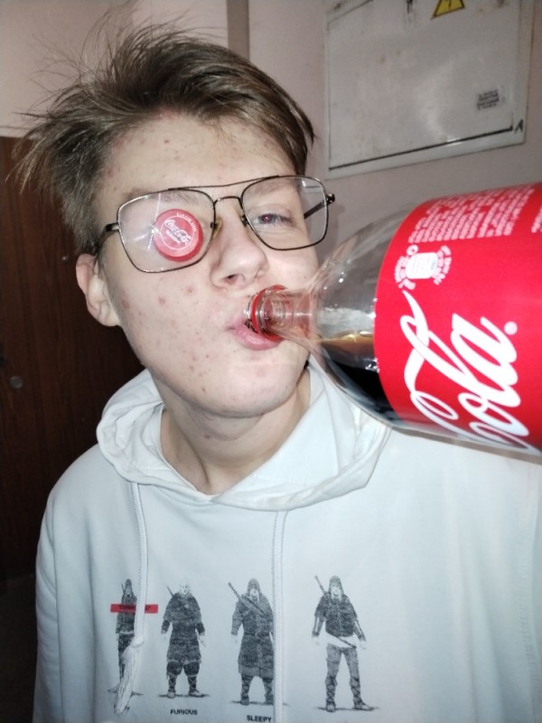 Create meme: coca cola, boy , people 