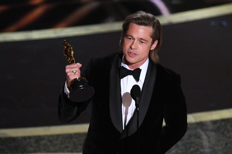 Create meme: brad pitt oscar, Brad Pitt at the Oscars, brad pitt 