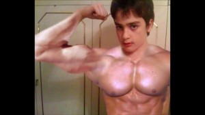 Create meme: bodybuilder