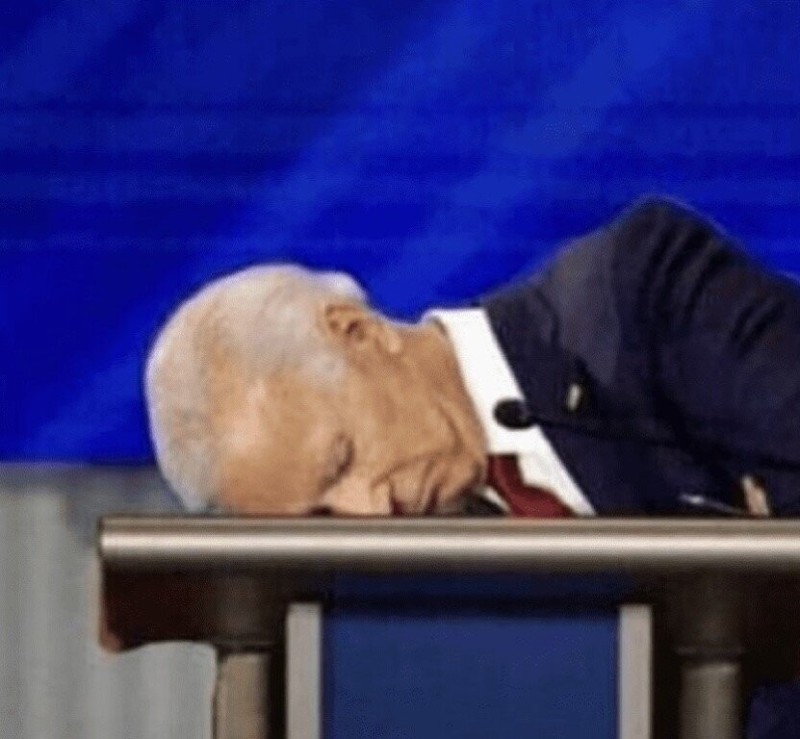 Create meme: Joe Biden's embarrassments, Sleepy Joe Biden, Biden is asleep