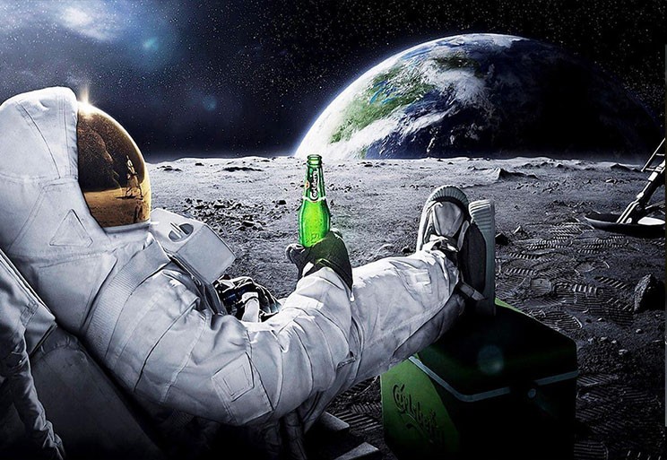 Create meme: space, astronaut carlsberg, space astronauts