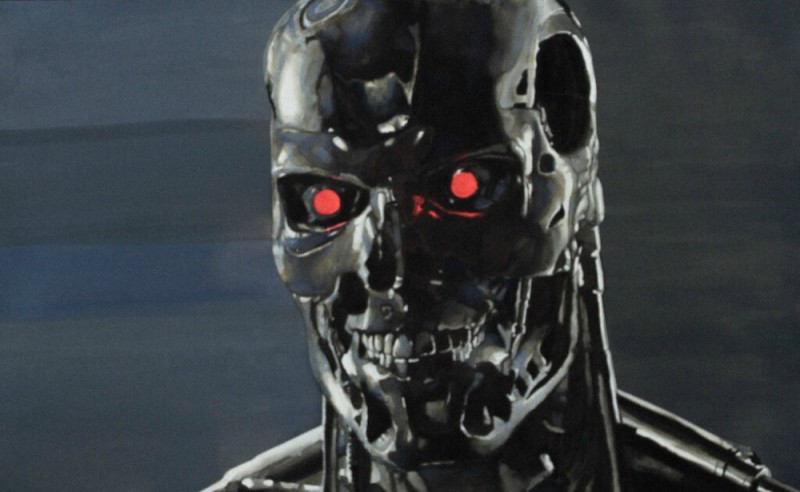 Create meme: robot terminator, Terminator 1984 Terminator T 800, t800 endoskeleton 1984