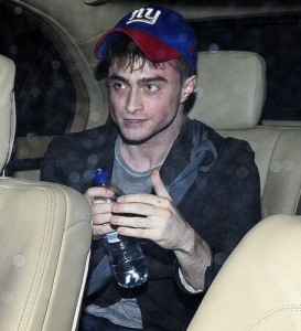 Create meme: Harry Potter, stoned Harry, Daniel Radcliffe