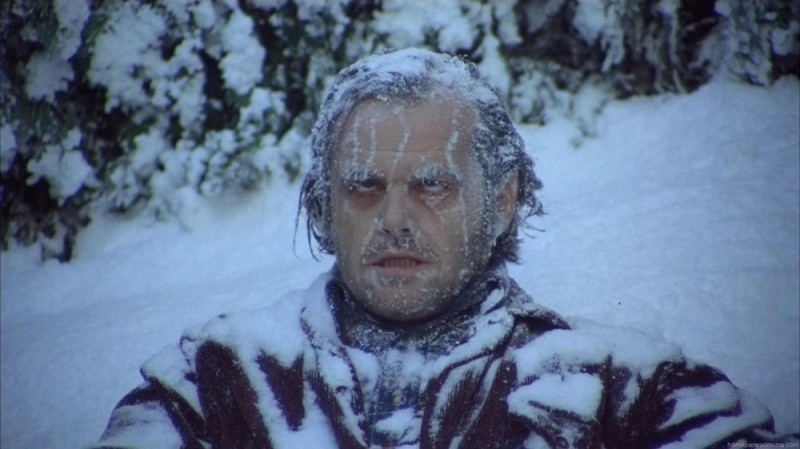 Create meme: winter is coming , the shining Nicholson, the shining frozen Jack