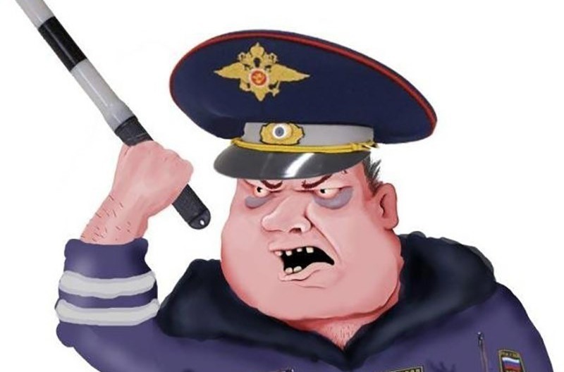 Create meme: angry traffic cop, angry policeman, policeman 