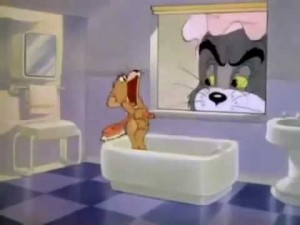 Create meme: Tom and Jerry 123 series, tom and jerry, Jerry washed