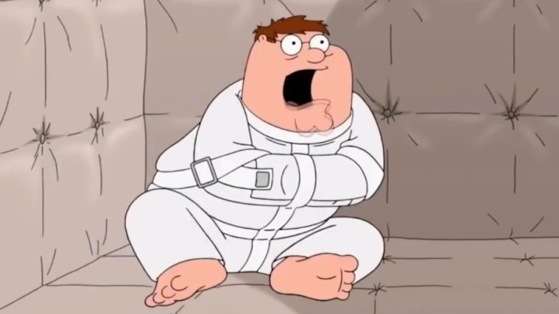 Create meme: family guy meme , Peter Griffin is in a mental hospital, the griffins 