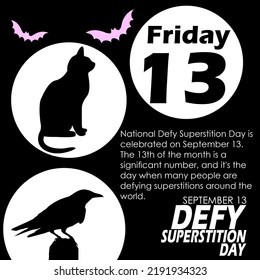 Create meme: Friday 13th, The black cat, friday 13th superstition