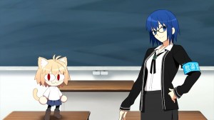 Создать мем: tsukihime blue glass moon, арты аниме, авангард аниме