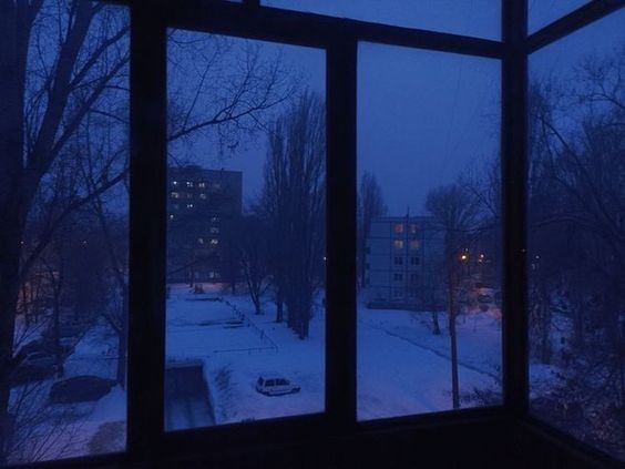 Создать мем: winter snow, окно, вид из окна эстетика