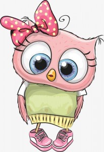 Создать мем: cute cartoon owl, совушки рисунок мультик, милые совята png
