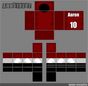 roblox shirt template red and black