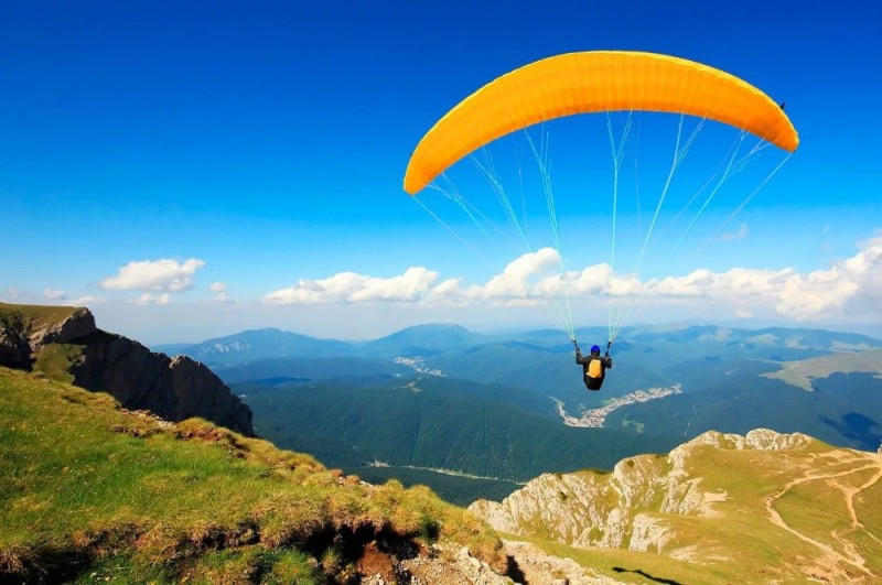 Create meme: oludeniz paragliding, paragliding, dombay paragliding flights