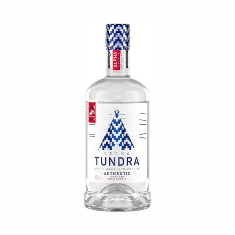 Create meme: tundra authentic vodka 0.5 liters, vodka tundra authentic, vodka tundra