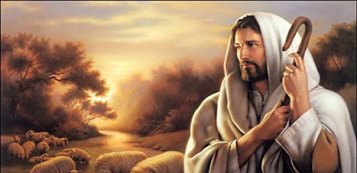 Create meme: Jesus the shepherd, Jesus christ is god, The Lord is the shepherd