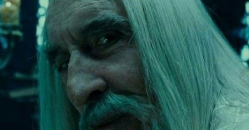 Create meme: saruman, Christopher Lee Saruman, lord of the rings 