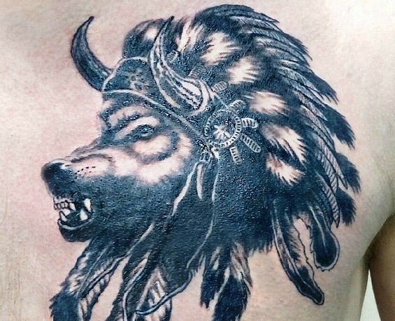 indian wolf in Tattoos  Search in 13M Tattoos Now  Tattoodo
