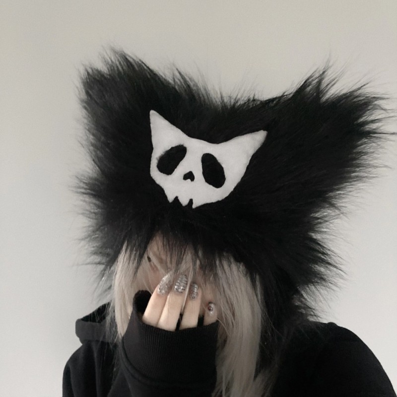 Create meme: skull cat fursuit mask, skull dog fursuit mask, wigs for cosplay