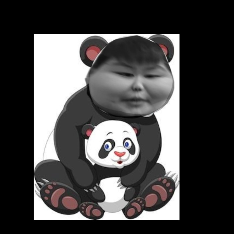 Создать мем: панда машет лапой рисованная, рисунок панды, панда иллюстрация