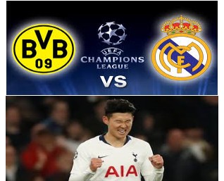 Create meme: Song heung-min, Real Madrid Borussia Dortmund, Borussia Dortmund Chelsea