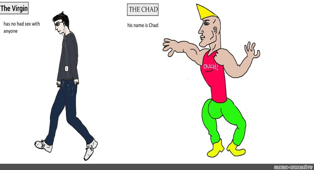 Chad Yes Meme Template - arsenal roblox game virginvschad