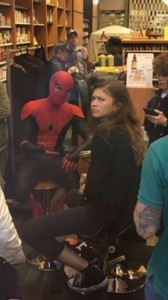 Create meme: the Avengers, Spiderman and zendaya