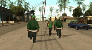 Создать мем: gta san andreas grove street families, гта сан андреас банда гроув стрит, гта сан андреас гроув стрит