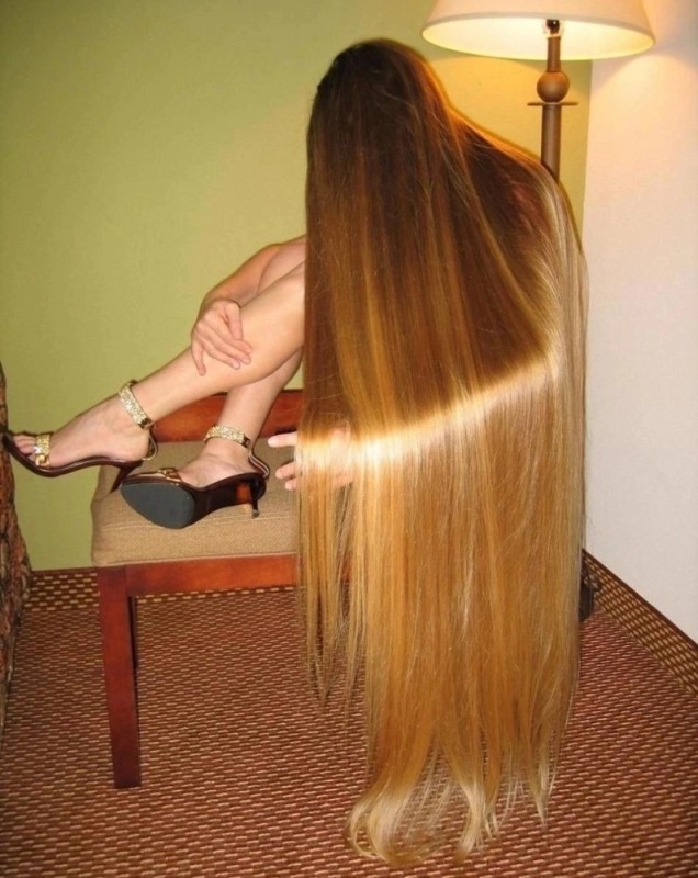 Create meme: long hair, super long hair