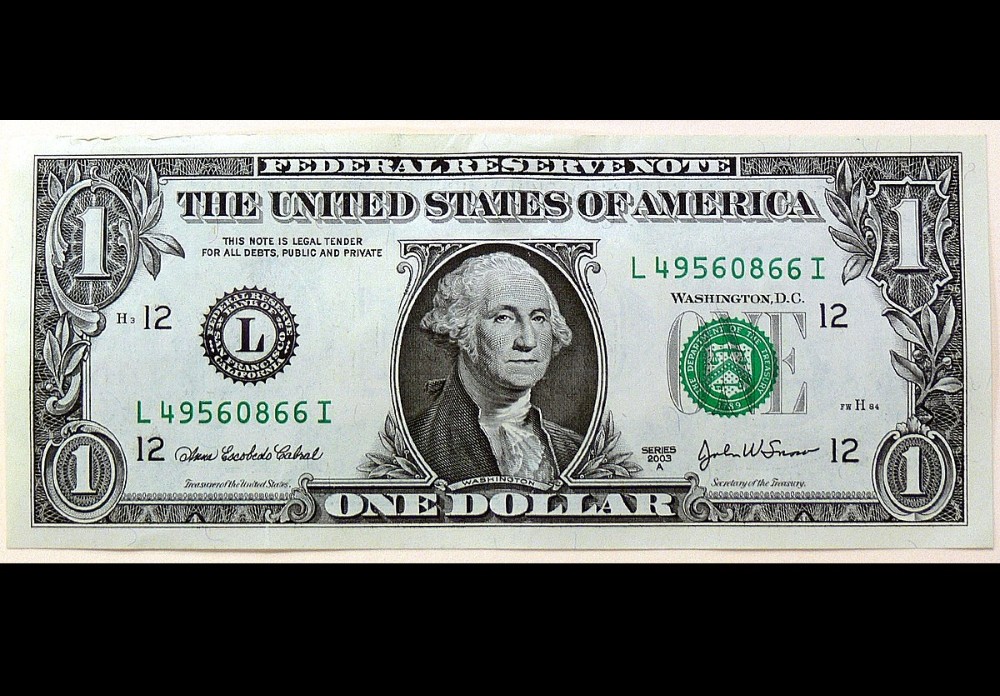 1 доллар сша 2013. Dollar Bill.