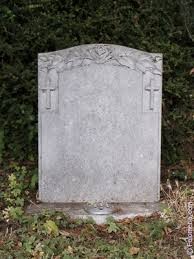 Create meme: tombstone, here lies the famous, grave